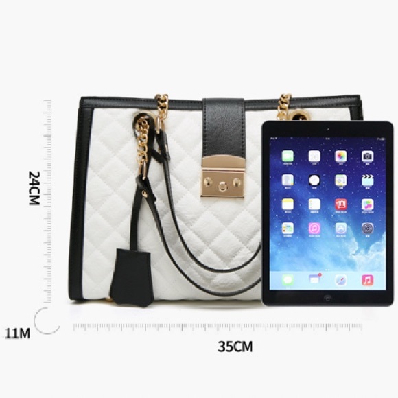 😁 Olivia Vegan Chain Purse - Brown - Picture 4 of 5